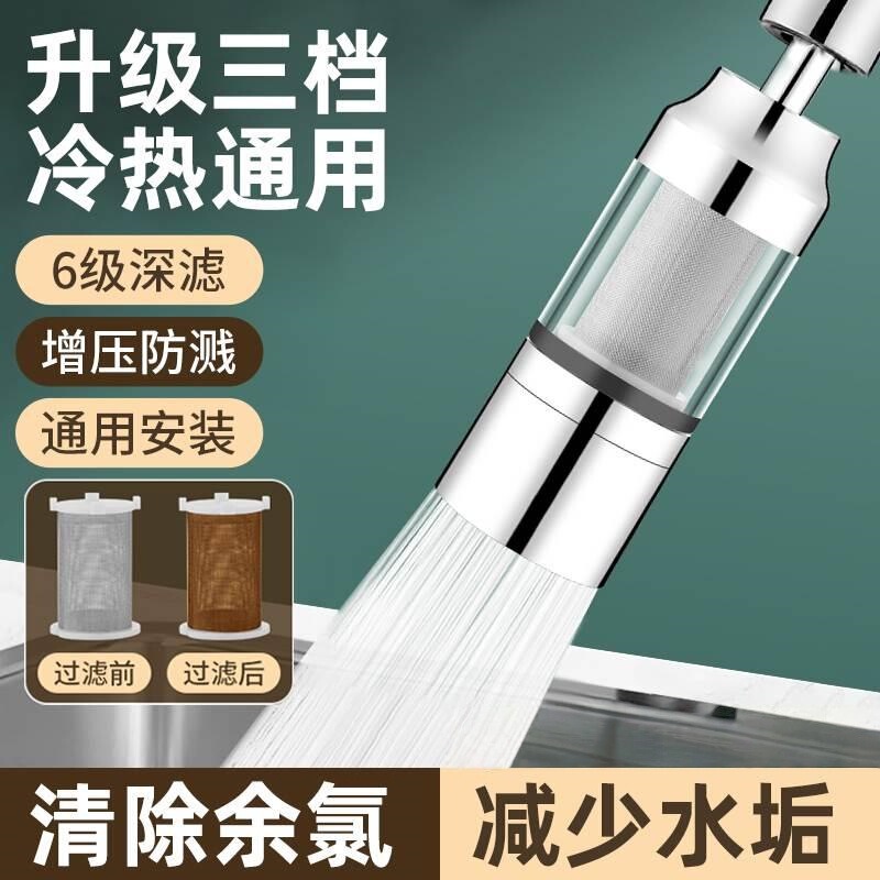Aerator Kitchen Faucet Filter Nozzle Anti-Splash Shower Tap Water Household Extender Dish Basin Sink