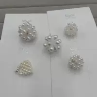 DIY самодельные ювелирные аксессуары темпераментный жемчуг размер цветочный шар серьги серьги серьги серьги серьги ювелирные аксессуары материал