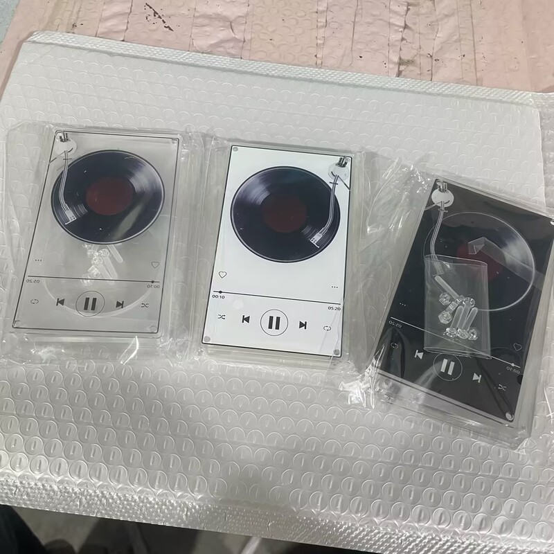 58mm Music Player Bar Magnetic Brick Cd Record Gumei Badge Storage Display Acrylic Millet Ornament 58mm Music Player Bar Magnetic Brick Cd Record Gumei Badge Storage Display Acrylic Millet Ornament