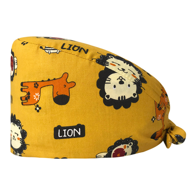Nuevo Gorro de Enfermera para UCI con Lindos Estampados, Algodón Puro, Gorro de Cocina, Odontología, Belleza y Medicina, Unisex, en Existencia.