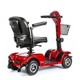 老年人代步车四轮电动车老人电瓶车折叠残疾人助力代步轮椅批发