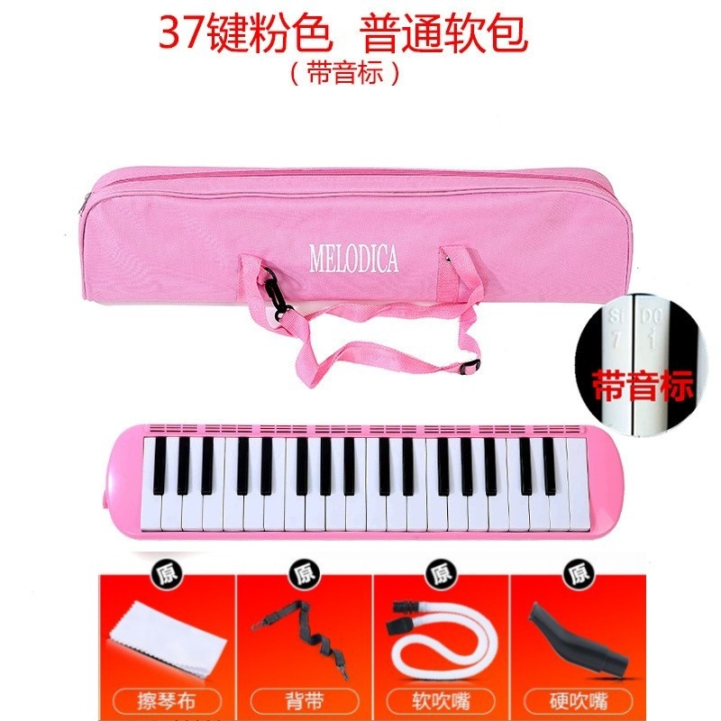 Armónica de 37 agujeros, órgano de boca de 32 teclas para estudiantes y niños, adecuada para presentaciones en el aula de principiantes.