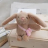 Плюшевый цветочный кролик — коричневый