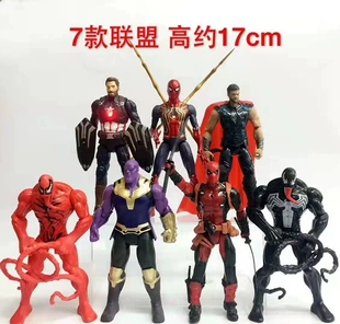 Набор фигурок Marvel 17 см 7 шт. подвижные суставы
