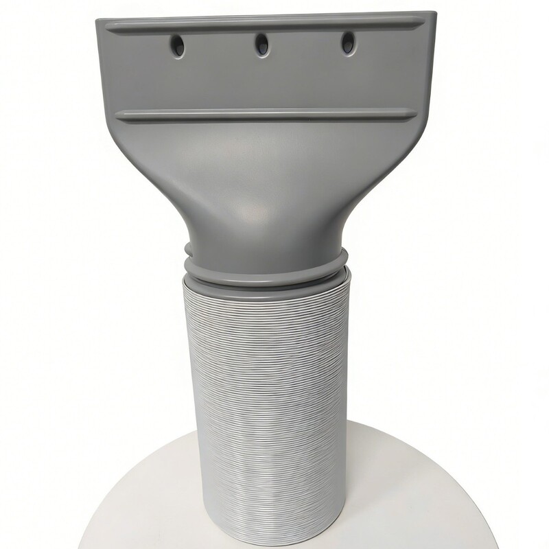Exhaust Duct Flat Mouth Connector, Exhaust Duct Connector, Window Flat Mouth Connector, Mobile Air Conditioner Flat Mouth Connector, Source Factory