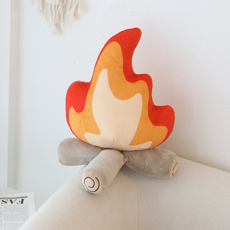 Simulation branch bonfire plush fire fire pillow Doll Doll party atmosphere soft props decoration