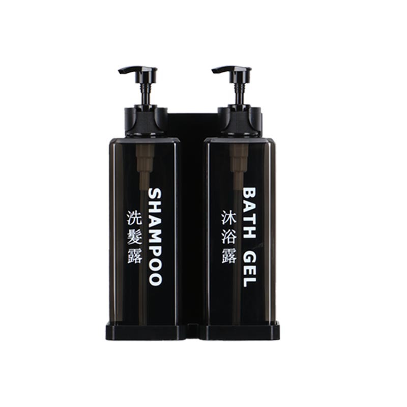 Dispensador de Jabón de Pared para Hoteles, Dispensador de Champú y Gel de Ducha sin Necesidad de Perforar, Dispensador de Desinfectante de Manos de Fábrica