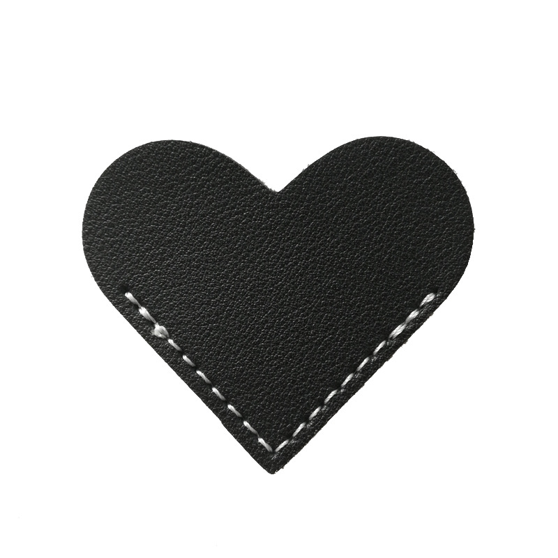 Los fabricantes suministran un gran número de en stock cuero amor notas adhesivas marcador regalo para amigos amor forma marcador pegatinas