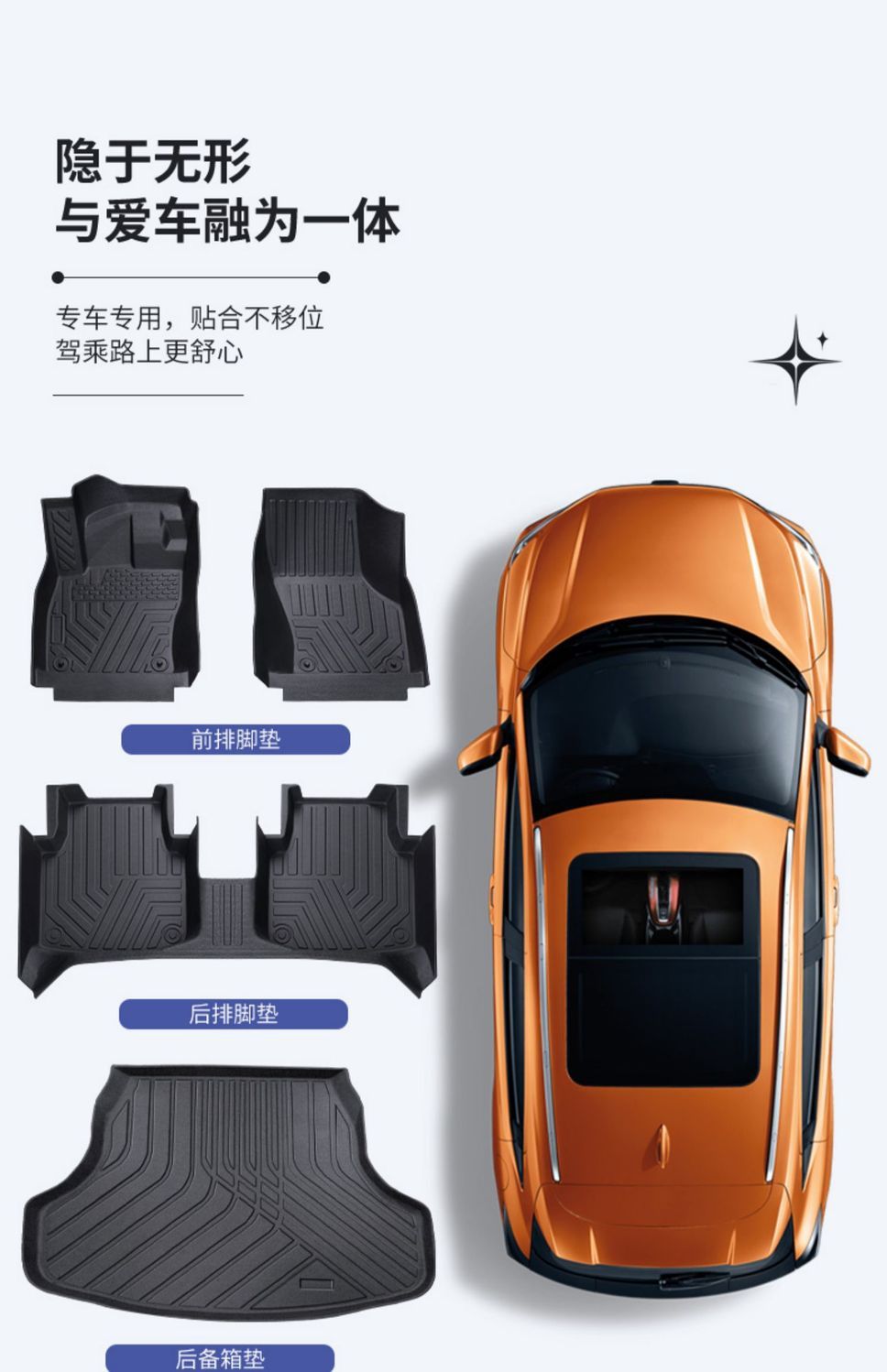 Suitable for Toyota TPE Front Landa Camry Corolla RuiFang Lei Ling rav4 RongFang Surrounded tpe Car Mat