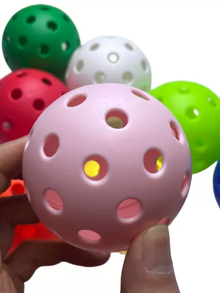 Pickleball 40-hole indoor and outdoor adult sports outdoor training ball, high elasticity and durability, comes with a storage bag
