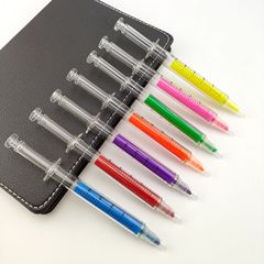 メーカー模造注射器型細管蛍光ペン学生絵画ポスター学習キーポイント文具ギフト卸売