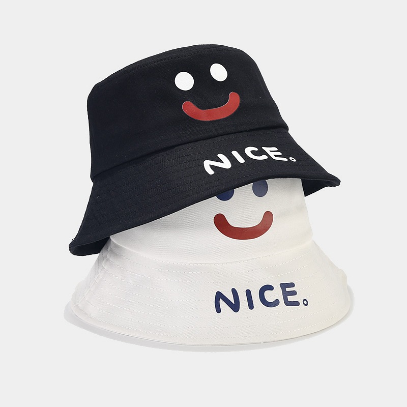 Estilo japonés artístico fresco sonriente carta sombrero de pescador mujer estilo coreano lindo estudiante pareja protección solar sol sombra cuenca sombrero