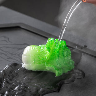 Color-Changing Cabbage Tea Pet 3.99 Welfare Tea Table Ornaments Creative Stylish Baicai Tea Play