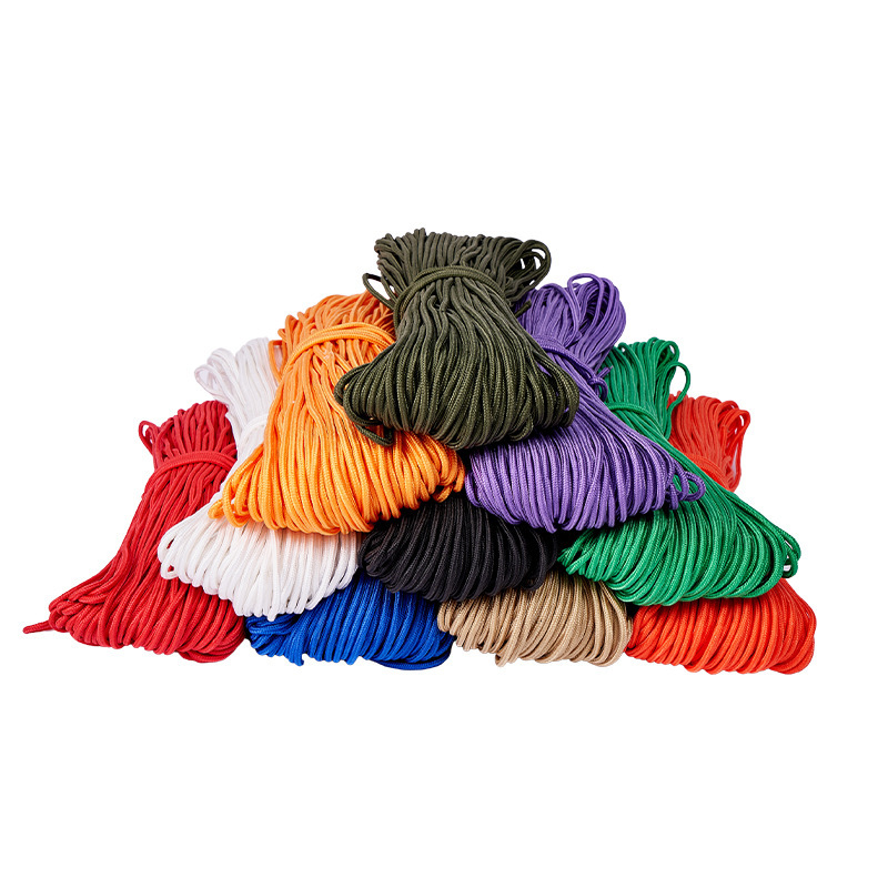 夜光伞绳促销户外野营求生绳 军规七芯伞绳 尼龙逃生捆绑绳