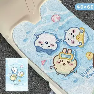 Cute cartoon silk loop electric vehicle floor mat, wear-resistant, mud and sand protection, easy to clean, direct factory sales and delivery