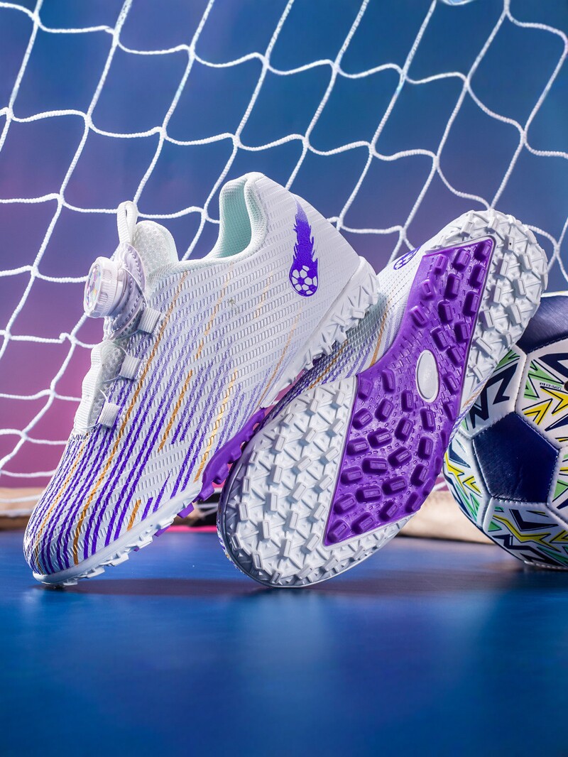 Zapatos de fútbol transfronterizos de alto perfil para hombres TF zapatos de entrenamiento antideslizante transpirables para niños zapatos de césped profesionales para estudiantes image 1