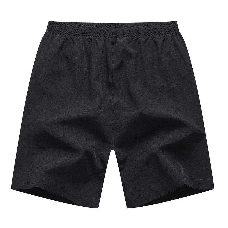 Pantalones cortos informales para hombre, pantalones cortos deportivos para correr de talla grande, pantalones cortos rectos de cinco puntos de secado rápido de seda helada fina de verano image 5