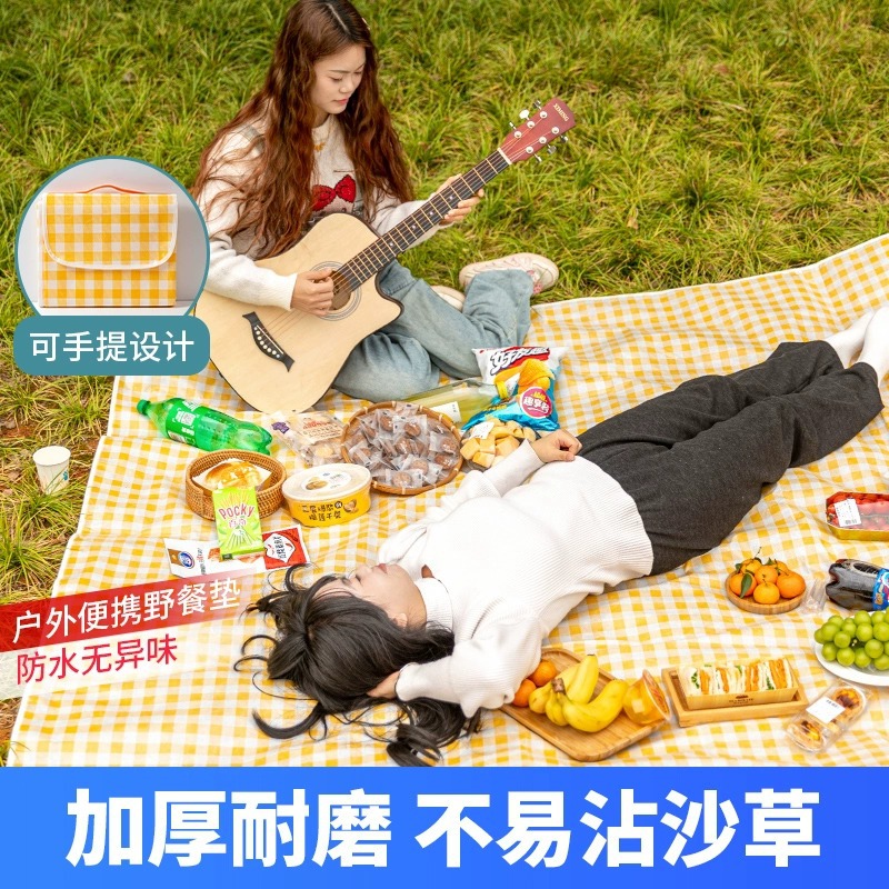 야외 피크닉 매트 두꺼운 방습 매트 휴대용 접이식 바닥 매트 실내 야외 해변 캠핑 텐트 방수 쿠션