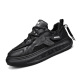 Summer Mesh Men's Shoes 2024 New Breathable Casual Sports Shoes for Youth and Students Thick Sole Boosting High Tide Shoes for Men