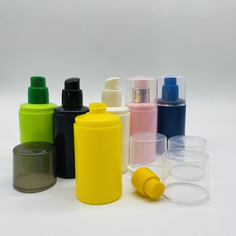 100毫升糖果色维e乳液瓶旅行分装瓶化妆品小样瓶透明塑料瓶凝胶瓶