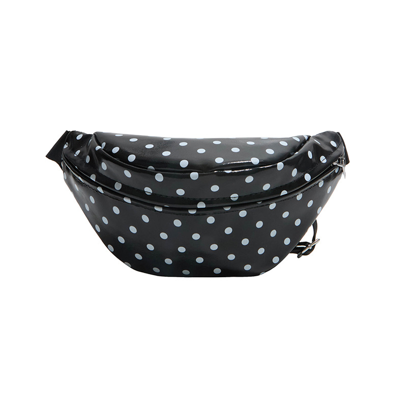 Bolso para mujeres 2026 nuevo punto de onda bolso de cintura de moda para mujeres bolso de hombro simple bolso de pecho casual bolso pequeño