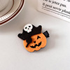 Halloween Children's hairpin new pumpkin skull bite clip the top clip is funny, the girl hair clip