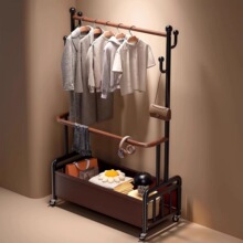 日本衣架卧室落地家用衣服挂衣架2026新款晾衣架子加粗加厚可移动