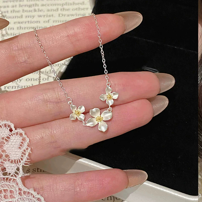 Necklace stainless steel, silver 2252 sample