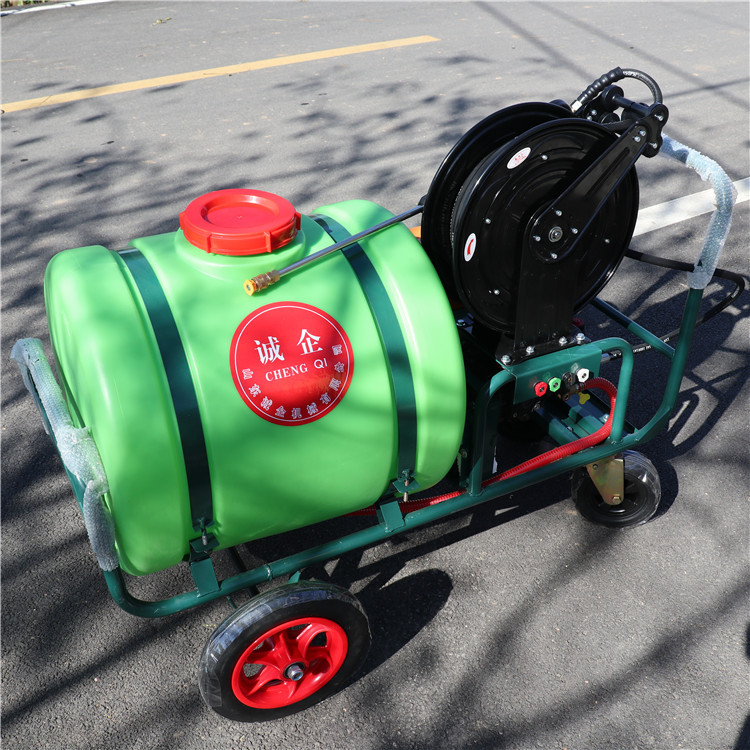 推车式高压清洗机垃圾站清洗设备柴油电启动洗车机诚企自动清洗