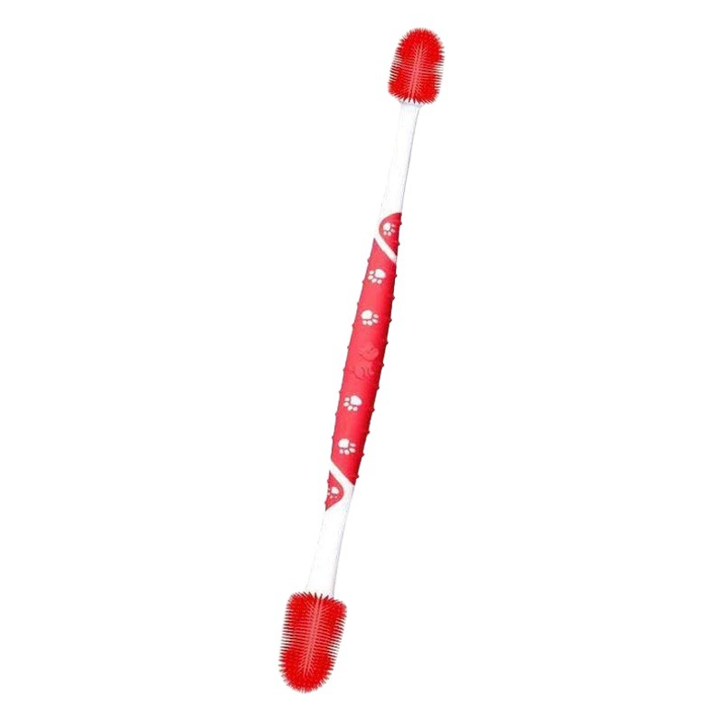 Кошки и Собаки домашнее животное зубная щетка зубная паста костюм маленькая голова десять тысяч волос мягкие волосы большие и маленькие собаки специальный мягкий силикон на 360 градусов