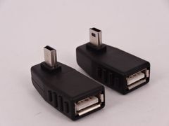 T-type audio adapter car USB flash drive MINI USB male to USB female car MP3 OTG adapter