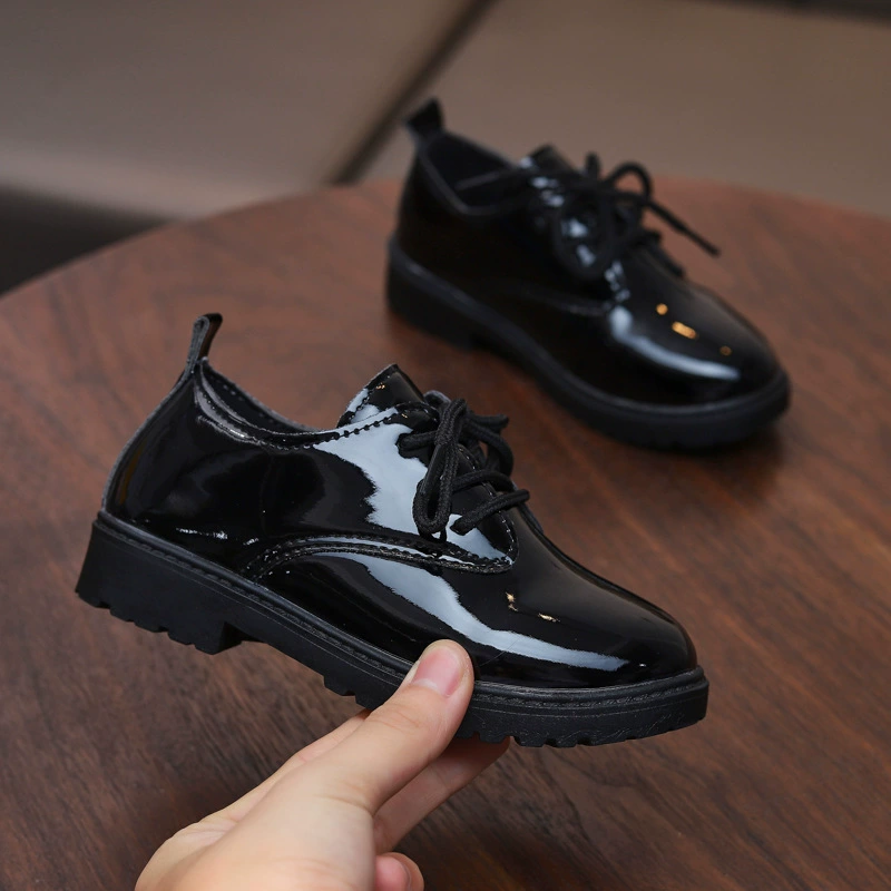 Children's casual footwear for leather shoes for boys, shoes, autumn, soft sole, for teenagers, noble cut