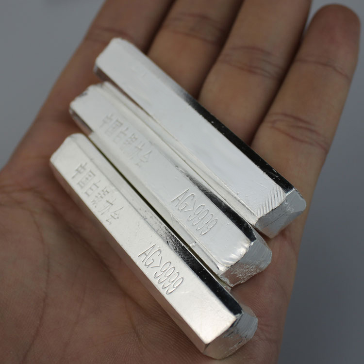 9999 pure silver investment silver bars...