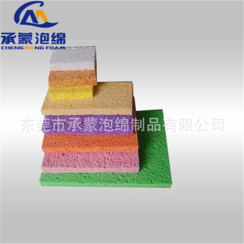 建筑墙体清洁水泥渣海绵 环氧填缝擦洗用木浆棉 5mm 吸水绵条