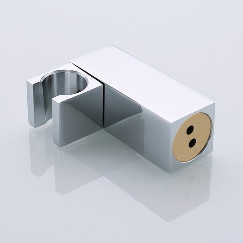 All-copper shower seat, wall-mounted handheld shower holder, adjustable universal rotating shower bracket