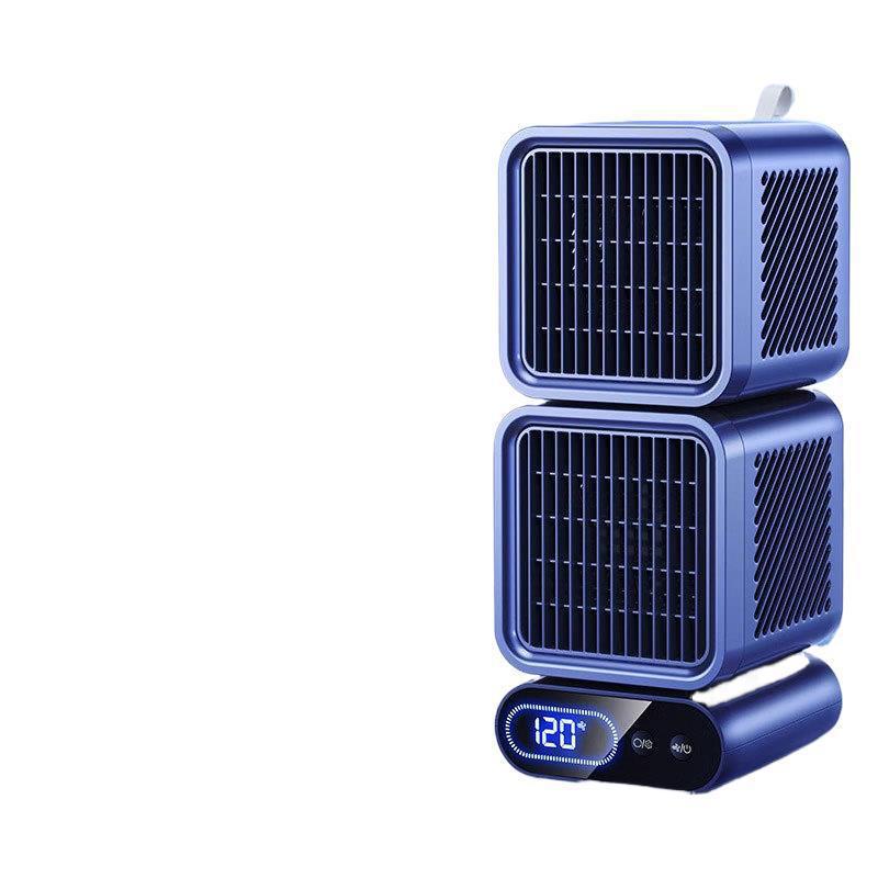 Ventilador eléctrico doméstico pequeño silencioso refrigeración aire acondicionado nuevo enfriador de aire móvil 2025 refrigeración de la batería recargable