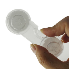 Childproof Drawer Safety Transparent Double-Action Lock, Multifunctional Baby Anti-Pinch Handle Lock for Refrigerator and Cabinets