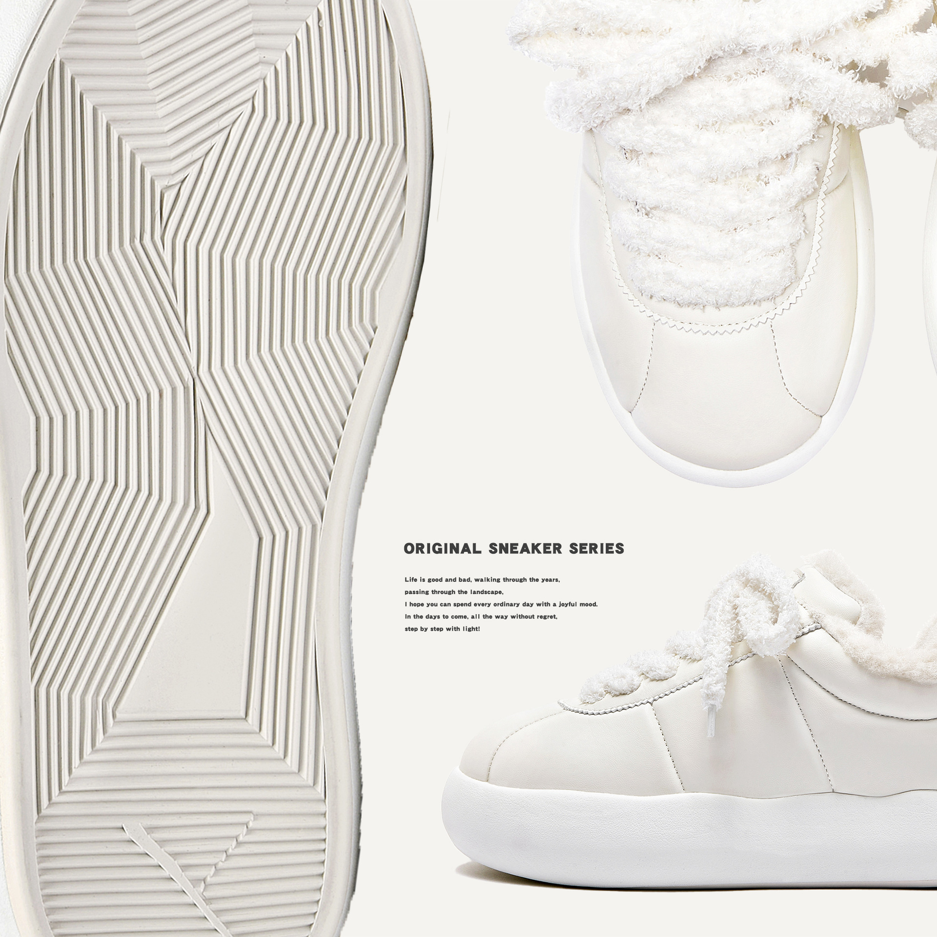 Πλατφόρμα που ανυψώνει μικρά λευκά παπούτσια Ανδρικά παπούτσια Ανδρικά και γυναικεία παπούτσια για ζευγάρια βαμβακερά παπούτσια μπότες χιονιού_voghion.com