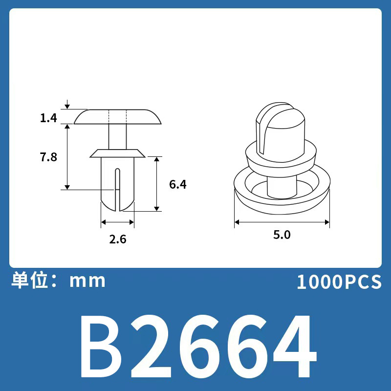 Expansión remache de nylon niño y madre hebilla de plástico hebilla de nylon remache fijo clip hebilla Blanco Negro