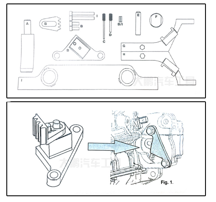 New Buick Universal 2.0T 2.4 Xinjun Weixin Junyue oncora engine timing special tool set