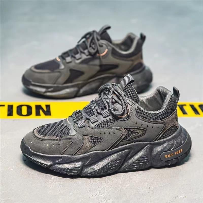 Breathable Mesh Running Shoes For Men Comfortable Dad Shoes_voghion.com