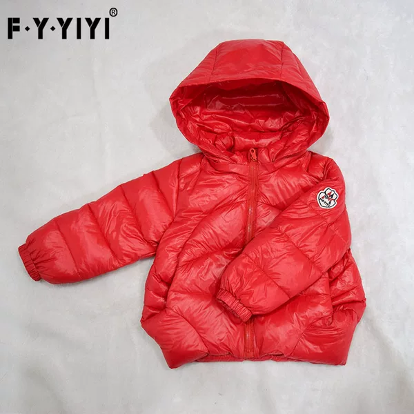 FY.YIYI white duck down new children's down jacket long sleeve children's down jacket wholesale a generation of hair