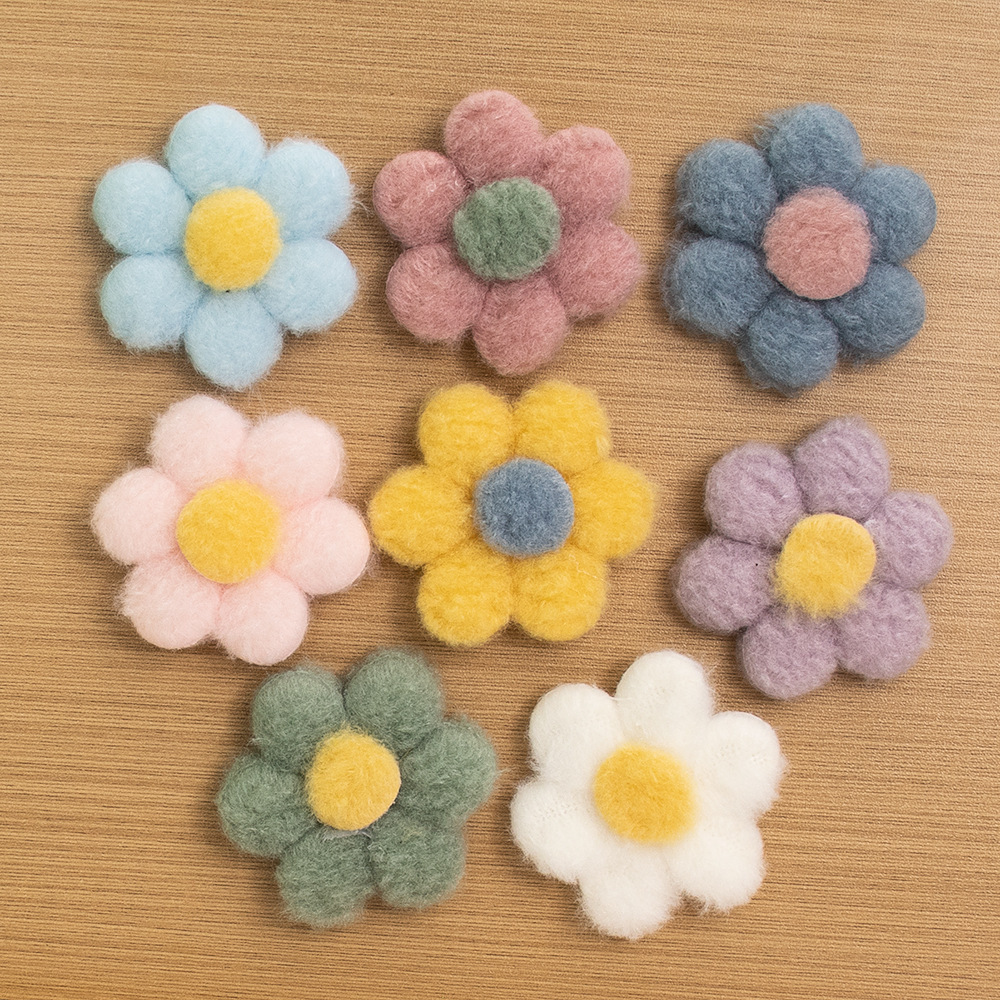 Autumn And Winter Plush Children's Hair Clips, Girls' Hair...