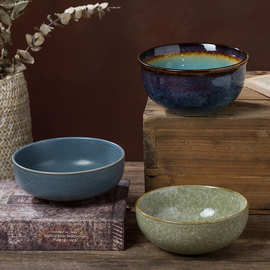 特价5—7英寸家用陶瓷碗菜碗饭碗汤碗个性日式学生碗泡面碗沙拉碗