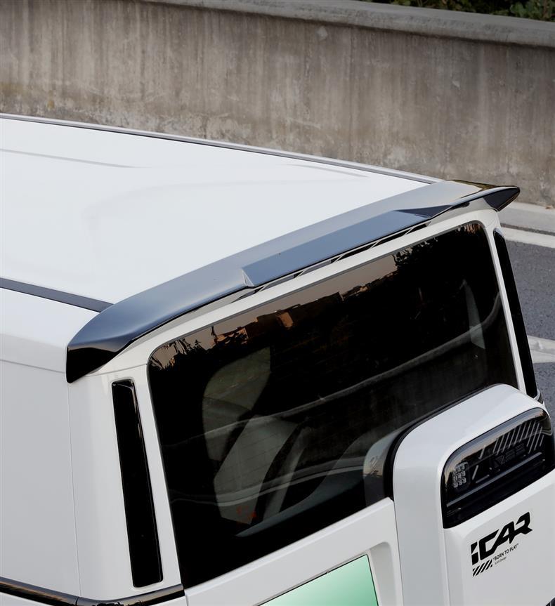 Suitable for Icar V23 Rear Wing Dedicated Sports Spoiler Roof Wind Deflector Tail Spoiler Modification Parts