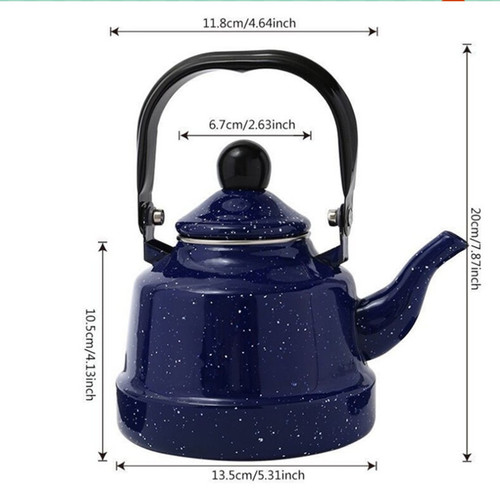 Enamel ancient bell pot mash enamel export Southeast Asia cold water kettle Kung Fu tea gas induction cooker gas available