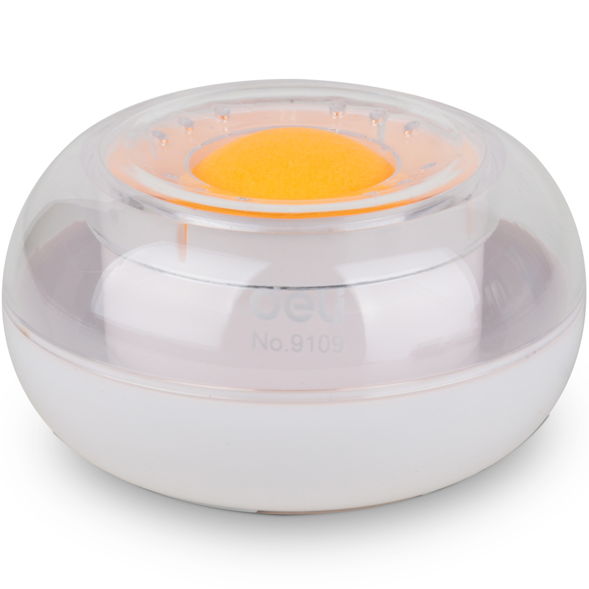 델리 9109 젖은 손 장치 금융 사무용품 스폰지 실린더 젖은 손 실린더 스티커 종이 실린더 지폐 포인트 젖은 손 장치 도매