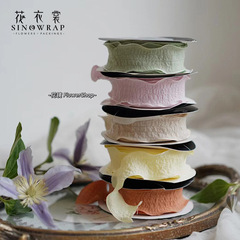 Floral Dress, Floral Edge Pleats, Silk Ribbons, Fresh Flower Bouquets, Decorative Ribbons, Gift Box Packaging Strips, Florist Supplies