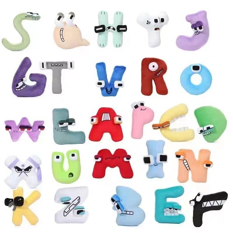 Cross-border New Alphabet Lore Letter Legend Plush Toy Pillow Doll Children's Enlightenment Education