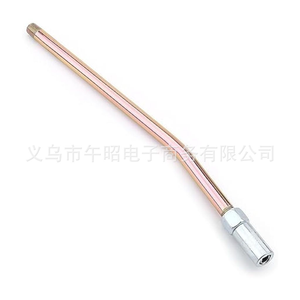 跨境爆款1/8“NPT黄油枪接头标准润滑脂金属管喷嘴平嘴尖嘴套件
